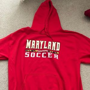 Red University of Maryland Hoodie